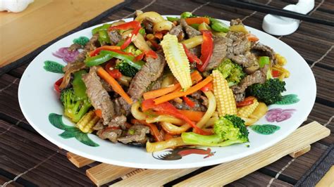 Beef noodle stir-fry- a quick and easy complete meal