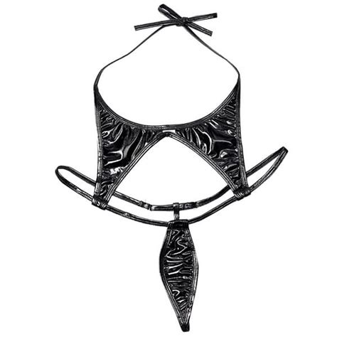 Hot As HELL Shiny Mini Bikini Shiny Fashion LALE LOOK