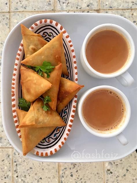 Lebanese flavour Inspired Chicken Samosas