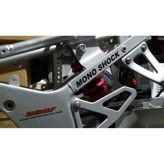 Jual Sticker Stiker Logo Emblem Frame Rangka Tulisan Monoshock Mono