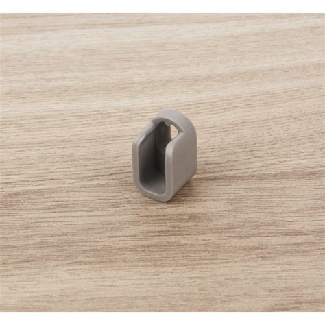 Полкодержатель полки сетчатой серый