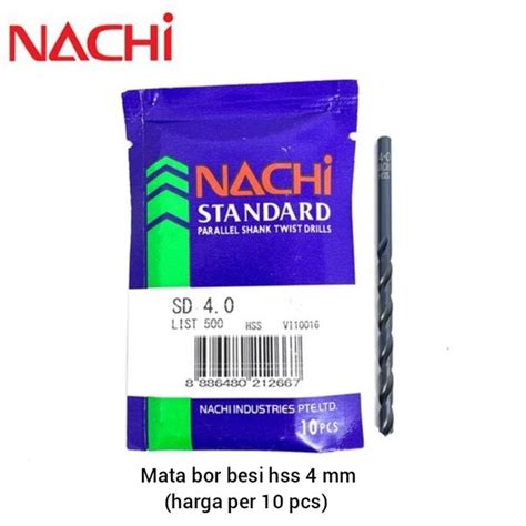 Jual Nachi Mata Bor Besi Hss Mm Harga Per Pcs Di Lapak Sama