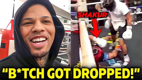 Gervonta Davis Leaks Shakur Stevenson Knocked Out In Sparring Footage