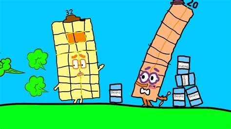 Dont Eat Too Much Beans Numberblocks 32 Farting By Cadenberthet11 On