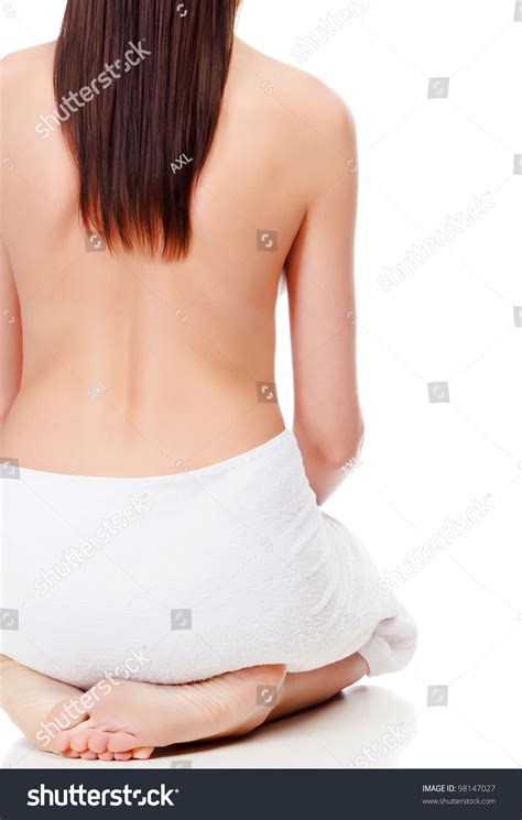 Beautiful Naked Female Back Isolated On Stock Photo 98147027 Shutterstock