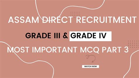 Assam Direct Recruitment Important Mcq Set 3 Assam Direct Recruitment