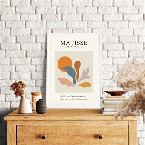 Plakat Abstrakcja Matisse Ilustracja Grafika Pakamera Pl