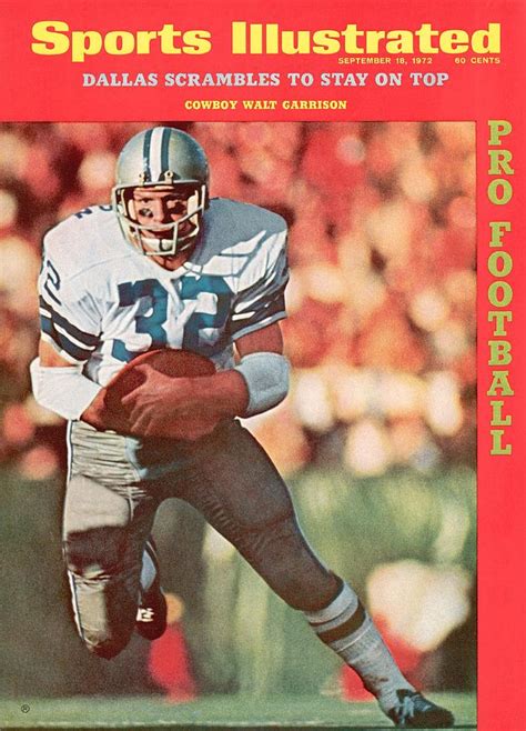 Dallas Cowboys Walt Garrison, Super Bowl Vi Sports Illustrated Cover by ...