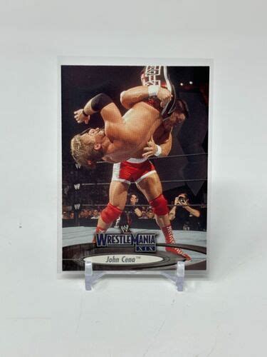 Fleer Wwe Wrestlemania Xix John Cena Nd Year Card Ebay