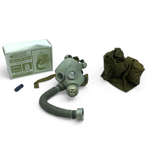 Child's Gas Mask, Model PDF-D (No Filter), New