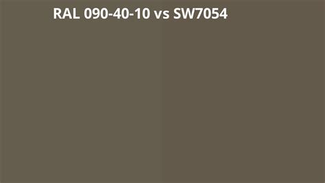 Ral Vs Sw Ral Colour Chart Uk