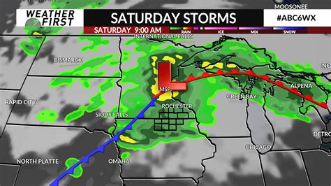 Scattered strong storms possible Saturday - ABC 6 News - kaaltv.com