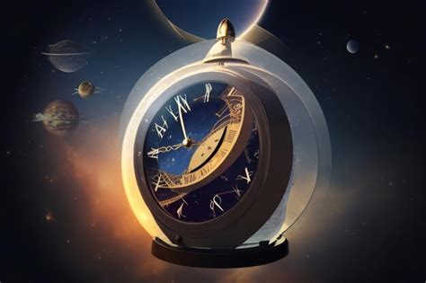 Reloj En El Concepto De Tiempo Espacial Tecnolog A De Ia Generativa