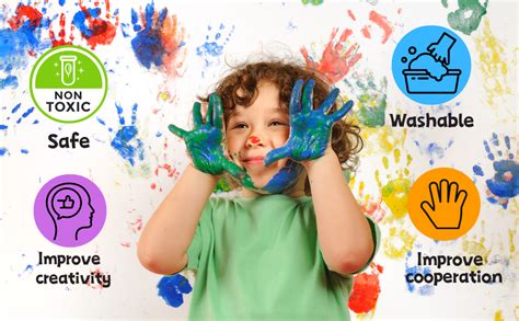 Yetech Éponges de Peinture pour Enfants 36 Pcs DIY Kits Incluent