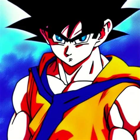 Goku From Dragonball Z Portrait Shinkai Makoto Studio Stable Diffusion