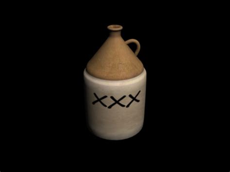 3d Model Moonshine Jug