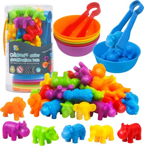 Buy Counting Animals Matching Games Color Sorting Stacking Toys With