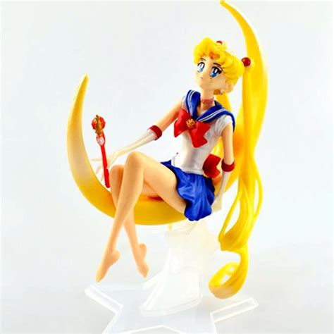 1 Pcs Cartoon Sailor Moon Action Figures Moon Power Pvc Model Anime