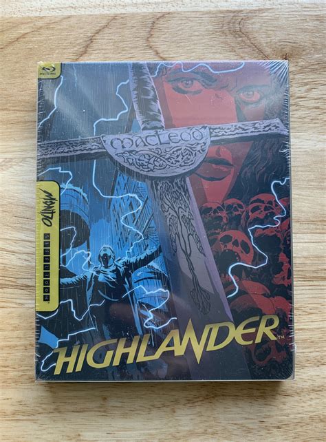 Highlander Mondo Steelbook Blu Ray New Sealed Read