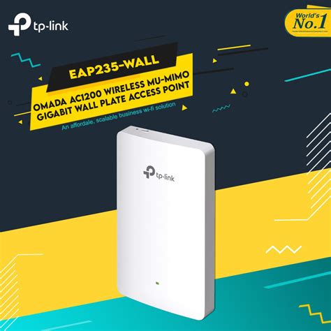 Tp Link Eap Wall Omada Ac Wireless Mu Mimo Gigabit Wall Plate