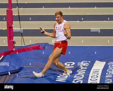 Glasgow UK 2st March 2019 Pawel Wojciechowski Wins Gold And Piotr