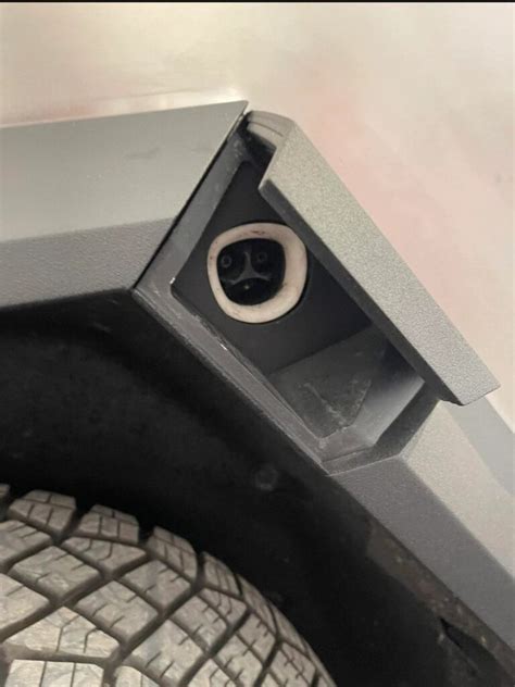 Tesla Cybertruck Charge Port May Include Unique ‘t’ Logo