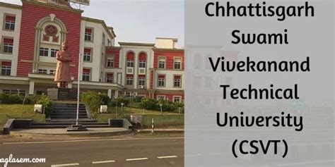 Chhattisgarh Swami Vivekanand Technical University CSVTU AglaSem