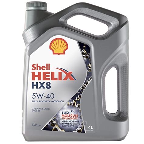 Масло Шелл Хеликс hx8 Synthetic 5W40 4 л купить в Москве по цене 1621. ...