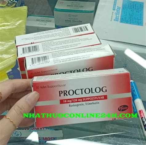 Proctolog Hộp 10 Viên đặt Hậu Môn điều Trị Trĩ Giá Bao Nhiêu