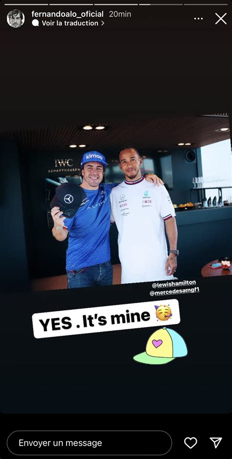 Alpine F1 TEAM FAN FR On Twitter Alonso Et Hamilton Ont Fait Une