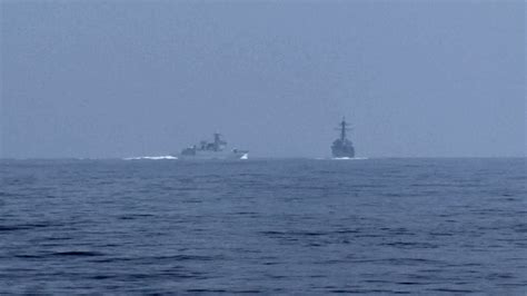 【有片】中國軍艦台海「鬼切」美艦 美海軍公布驚險畫面 國際焦點 太報 Taisounds