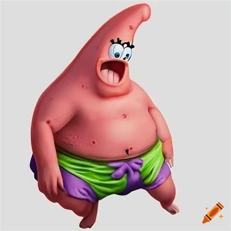 Realistic Patrick Spongebob