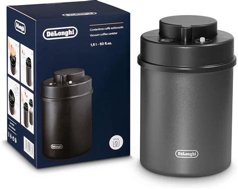 De Longhi Vacuum Coffee Canister DLSC071 Manual Sealing Capacity 1 5