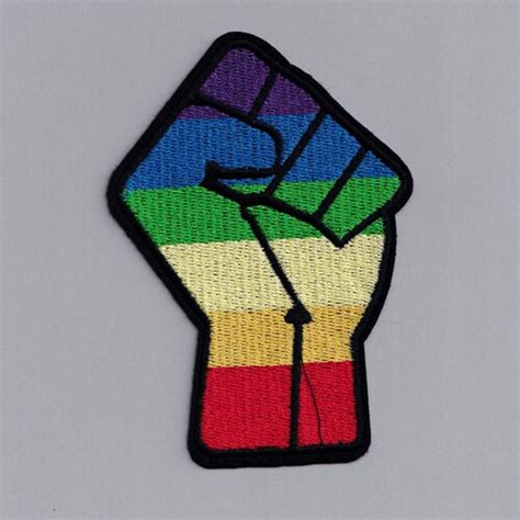 Love Is Love Embroidered Patch Iron On Gay Pride Lgbtq Rainbow Etsy