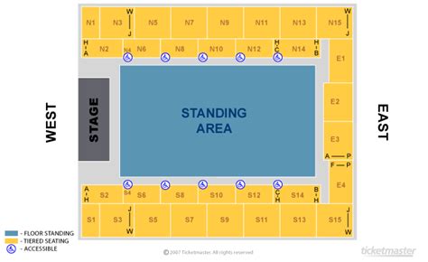 Niall Horan - The Show Seating Plan - OVO Arena Wembley