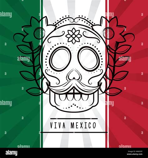 Viva Mexico Vector Papel Picado Hi Res Stock Photography And Images Alamy