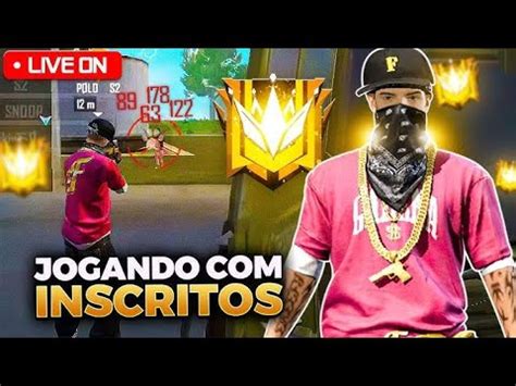 Live Onn Free Fire Nova Temporada Cs Jogando Os Incritos Rumo