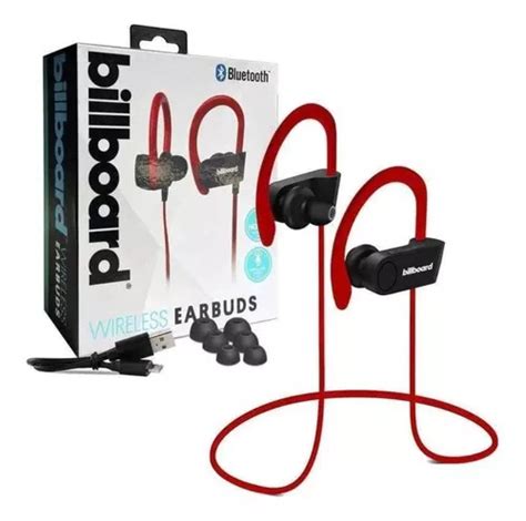 audifonos billboard wireless earbuds bluetooth sport color negro