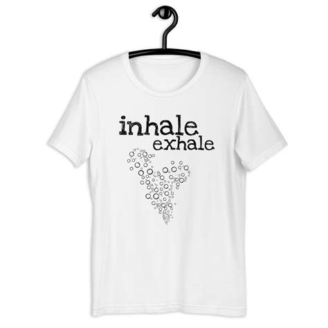 T Shirt Inhale Exhale White