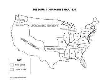 Failed Compromises Unit: Missouri Compromise, Compromise 1850, Kansas Nebraska