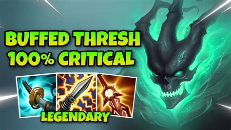 BUFFED THRESH WILD RIFT AND BUILD FULL CRITICAL IS BROKEN YouTube