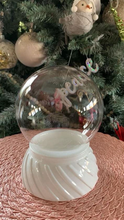 Target Snow Globe Diy Diy Christmas Ornaments Holiday Party Decorations Diy Dollar Store