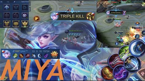 Miya Gold Lane Gameplay 2020 Mobile Legends Bang Bang YouTube