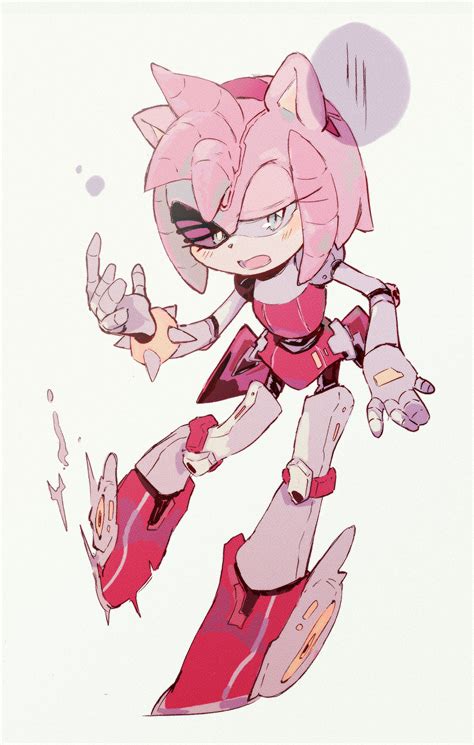 Amy Rose And Rusty Rose Sonic And More Drawn By Rivernull Danbooru