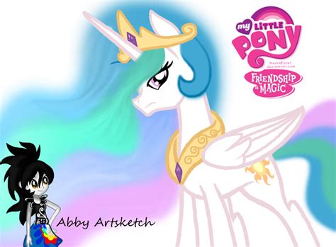 Princess Celestia Fan art by AbbyArtsketch on DeviantArt