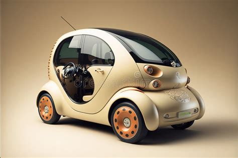 Small Urban Eco Electric Car Future 3D Design, Electric Vehicle ...