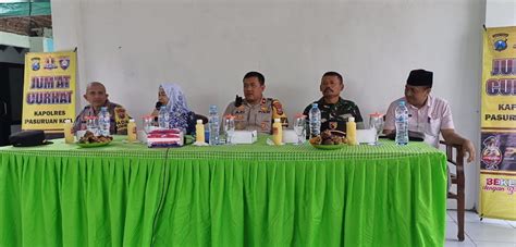 Tampung Keluhan Warga Polres Pasuruan Kota Gelar Program Jumat Curhat