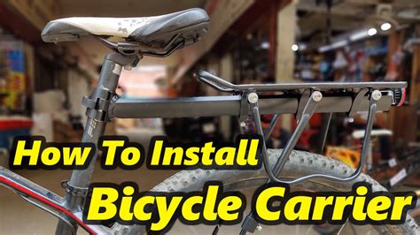 How To Install Bicycle Carrier Bike Rear Rack In Any Cycle Cheap