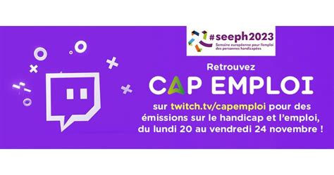 D Couvrez La Cha Ne Twitch Cap Emploi En Diffusion Durant La Seeph