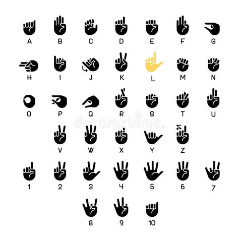 Asl Sign Language Sticker Stock Illustrations – 26 Asl Sign Language ...